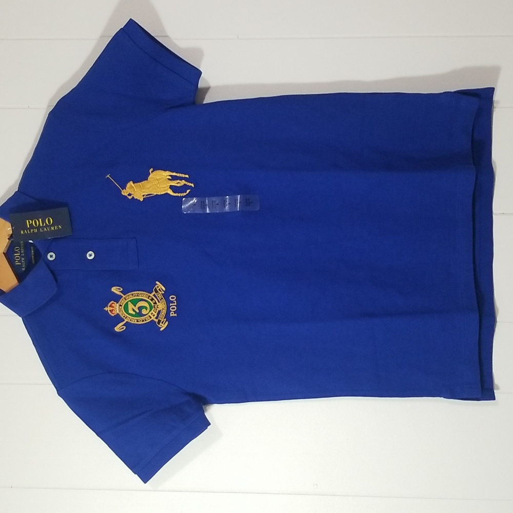 Ralph Lauren Royal Blue Polo 3 Shirt